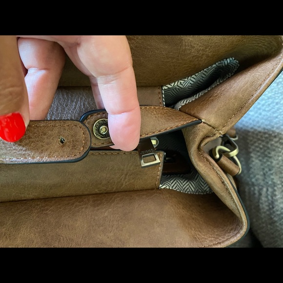 Vegan leather backpack - Picture 4 of 6